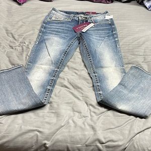 Vigoss heritage fit slim boot jeans size 4 BNWT